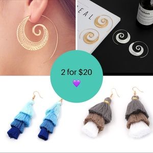 🌟🌟NWT 2 for $20 earrings!